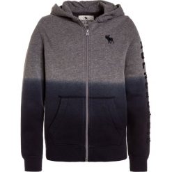 Abercrombie & Fitch CORE Bluza rozpinana navy/grey dip dye. Niebieskie bluzy chłopięce marki Abercrombie & Fitch, z bawełny. Za 189,00 zł.