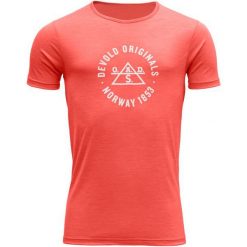 Devold bluzka męska Original Man Tee Cayenne L. Koszulki męskie termoaktywne Devold, m, bez wzorów, z wełny, z krótkim rękawem. W wyprzedaży za 249,00 zł.