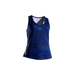 Koszulka na ramiączka tenisowa TK Light 900 damska. Niebieskie bluzki sportowe damskie ARTENGO, bez wzorów, z elastanu, bez kołnierzyka, bez rękawów, bez kaptura, tenisowe. Za 19,99 zł.