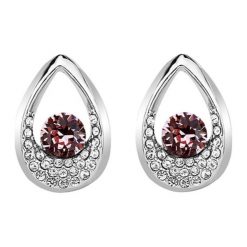 Kolczyki damskie: Kolczyki-wkrętki z kryształkami Swarovski