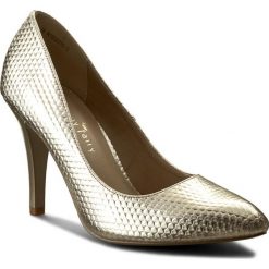 Półbuty JENNY FAIRY - W16SS018-12 Złoty. Czarne półbuty damskie skórzane marki Jenny Fairy. W wyprzedaży za 59,99 zł.