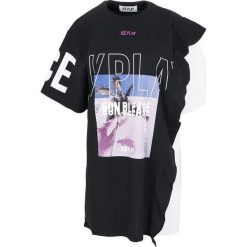 T- shirt ICE PLAY. Czarne koszulki damskie s, bez wzorów, z włoskim kołnierzykiem, bez rękawów. Za 309,00 zł.