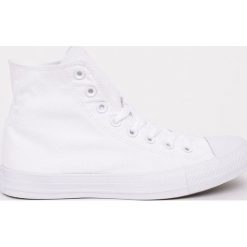 Converse - Trampki. Białe trampki męskie marki Converse, z materiału, na sznurówki. W wyprzedaży za 259,90 zł.