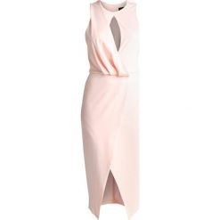 Lavish Alice DRAPED WRAP DRESS Sukienka etui nude. Szare sukienki damskie marki Lavish Alice, bez wzorów, z elastanu, bez kołnierzyka, bez rękawów. Za 359,00 zł.