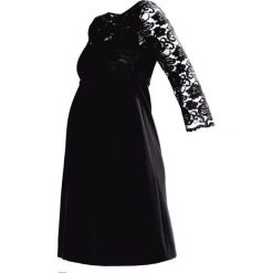 Slacks & Co. SHIRINA NURSING Sukienka koktajlowa black. Czarne sukienki koktajlowe marki Slacks & Co., z bawełny. W wyprzedaży za 551,40 zł.