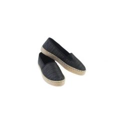 ESPADRYLE gładkie. Czarne tomsy damskie TXM. Za 34,99 zł.