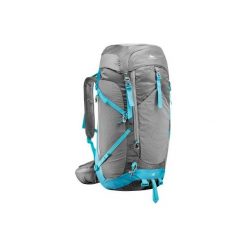 Plecak turystyczny MH500 40 l dla kobiet. Szare plecaki damskie QUECHUA, bez wzorów, z elastanu. Za 249,99 zł.