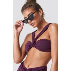 Trendyol Góra bikini z węzłem - Purple. Fioletowe bikini marki FOUGANZA, z bawełny. Za 60,95 zł.