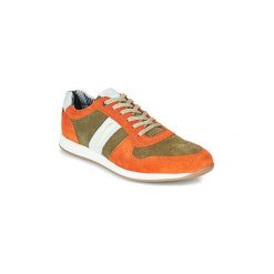 Buty Base London ECLIPSE. Pomarańczowe trampki męskie marki Base London, bez wzorów, bez zapięcia. Za 399,00 zł.