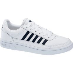 Białe sneakersy męskie k-swiss z granatowymi paskami k-swiss białe. Białe sneakersy męskie K-SWISS, z paskami. Za 219,90 zł.