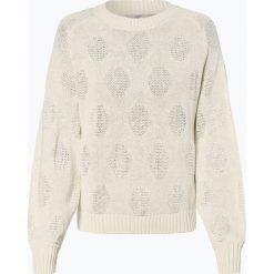 Minimum - Sweter damski z dodatkiem lnu – Sanga, biały. Białe swetry damskie Minimum, m, bez wzorów, bez rękawów, bez kaptura. Za 399,95 zł.