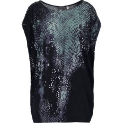 T-shirty damskie: Mint Velvet ROXAN STUDDED COCOON Tshirt z nadrukiem black