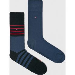 Tommy Hilfiger - Skarpety (2-pack). Niebieskie skarpetki męskie marki TOMMY HILFIGER, z bawełny. W wyprzedaży za 34,90 zł.