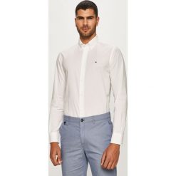 Tommy Hilfiger - Koszula. Niebieskie koszule męskie TOMMY HILFIGER, s, z aplikacjami, z bawełny, eleganckie, button down, z długim rękawem. Za 359,90 zł.