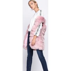 Różowa Kamizelka Little Donna. Kamizelki damskie Born2be, m, z futra. Za 189,99 zł.