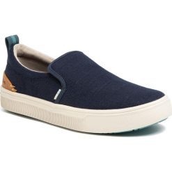 Tenisówki TOMS - Trvl Lite Slip-On 10013224 Navy Heritage. Niebieskie półbuty męskie Toms, na co dzień, bez wzorów, z gumy, bez zapięcia. Za 299,00 zł.