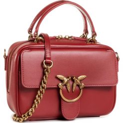 Torebka PINKO - Love Mini Square Simply Cl. AI 20-21 PLTT 1P21UD Y6JC Ruby Red R72. Czerwone torebki klasyczne damskie Pinko, bez wzorów, ze skóry, klasyczne, bez dodatków. Za 1229,00 zł.