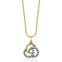 Łańcuszki męskie: RABAT Złoty Wisiorek – złoto żółte 585, Diament 0,16ct