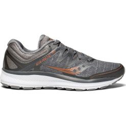 Buty Saucony Guide ISO M Srebrno-Szare. Szare buty sportowe męskie Saucony, ze skóry, bez zapięcia, do biegania. Za 289,99 zł.