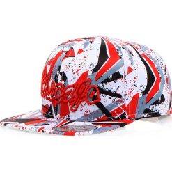 Czapki męskie: Czapka męska snapback biała (hx0187)