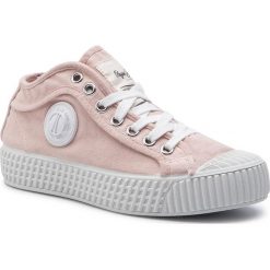 Trampki PEPE JEANS - In-G Hi Girls PGS30403 Lt Pink 315. Różowe trampki dziewczęce Pepe Jeans, bez wzorów, z jeansu, na sznurówki. W wyprzedaży za 189,00 zł.