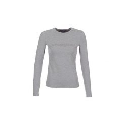 T-shirty z długim rękawem Armani jeans DRANOZ. Szare t-shirty damskie marki Armani Jeans, z jeansu. Za 335,20 zł.