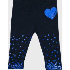 Desigual - Legginsy dziecięce 104-158 cm. Szare spodnie dziewczęce Desigual, bez wzorów, z elastanu. Za 99,90 zł.