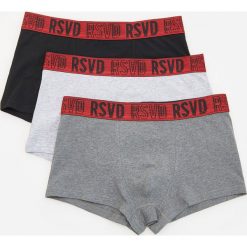 Bawełniane bokserki 3 pack - Szary. Szare bokserki męskie Reserved, bez wzorów, z bawełny. Za 59,99 zł.