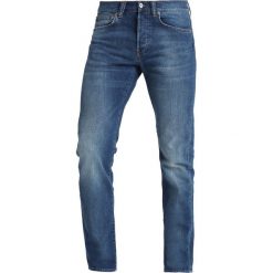 Edwin ED80 Jeansy Slim Fit birger wash/power blue denim. Niebieskie jeansy męskie relaxed fit Edwin. Za 419,00 zł.