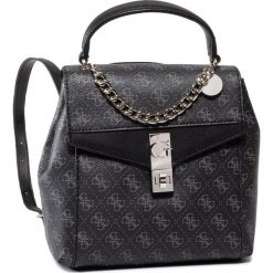 Plecak GUESS - Lorenna (SG) HWSG76 71320 COA. Czarne plecaki damskie Guess, z aplikacjami, ze skóry ekologicznej, klasyczne. W wyprzedaży za 359,00 zł.