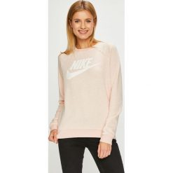 Nike Sportswear - Bluza. Szare bluzy damskie z nadrukiem marki Nike Sportswear, s, z bawełny, bez kaptura. W wyprzedaży za 199,90 zł.