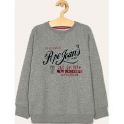 Pepe Jeans - Bluza dziecięca Mohsen 128-180 cm. Szare bluzy chłopięce Pepe Jeans, z aplikacjami, z elastanu, bez rękawów, bez kaptura. W wyprzedaży za 129,90 zł.