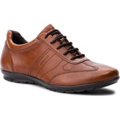 Półbuty GEOX - U Symbol B U74A5B 0001J C6003 Browncotto. Pomarańczowe półbuty męskie Geox, z materiału, klasyczne. Za 429,00 zł.