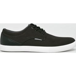 Jack & Jones - Buty. Czarne buty sportowe męskie Jack & Jones, z gumy, na sznurówki. Za 149,90 zł.