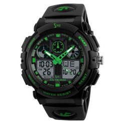Zegarek Zemge Zegarek męski z kolekcji SPORT Zielony ZS1073 uniwersalny. Zielone zegarki męskie Zemge. Za 314,10 zł.