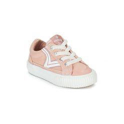 Buty Dziecko Victoria TRIBU LONA RETRO. Różowe trampki dziewczęce Victoria, bez wzorów, bez zapięcia. Za 152,10 zł.