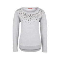 S.Oliver Sweter Damski 36 Szary. Szare swetry klasyczne damskie marki S.Oliver, na zimę, s, z bawełny, z dekoltem w łódkę. W wyprzedaży za 163,00 zł.
