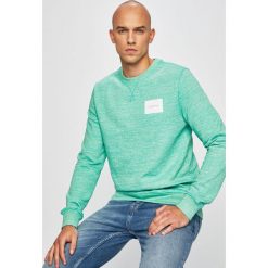 Calvin Klein - Bluza. Zielone bluzy męskie marki Calvin Klein, s, z bawełny, bez kaptura. Za 449,90 zł.