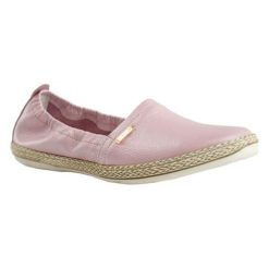 Espadryle męskie: Skórzane espadryle w kolorze jasnoróżowym