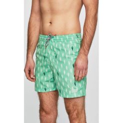 Pepe Jeans - Kąpielówki. Zielone kąpielówki męskie Pepe Jeans, s, bez wzorów, z elastanu. W wyprzedaży za 159,90 zł.