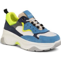 Sneakersy GOE - FF2N3008 Blue Multi. Niebieskie półbuty damskie GOE, na co dzień, bez wzorów, z zamszu, bez obcasa, na płaskiej podeszwie, bez zapięcia. Za 439,00 zł.