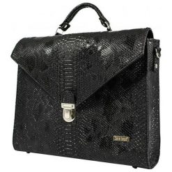 Dara Bags Torba Królowa Nr 19. Czarne torebki klasyczne damskie marki Dara Bags, bez wzorów, eleganckie, bez dodatków. Za 419,00 zł.
