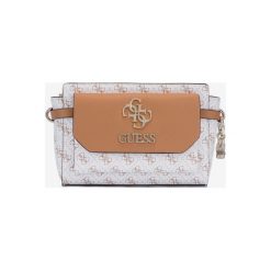 Guess Esme Cross body bag Biały Brązowy. Pomarańczowe torebki klasyczne damskie Guess, w paski, z poliesteru, bez dodatków. Za 505,95 zł.