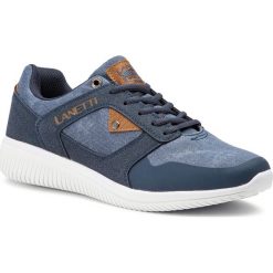 Sneakersy LANETTI - MP40-8123Y Navy. Niebieskie sneakersy męskie Lanetti, bez zapięcia. Za 119,99 zł.