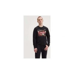 T-shirty z krótkim rękawem Levis 69846 L-TAB TEE. Czarne koszulki polo męskie Levi's®, s, bez wzorów, bez kołnierzyka, krótkie. Za 105,39 zł.
