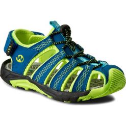 Sandały WALKY - CP44-5032 Kolorowy Niebieski. Niebieskie sandały chłopięce marki Walky, z materiału. Za 79,99 zł.