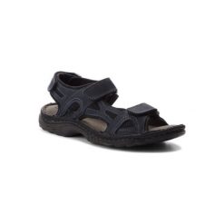 LASOCKI FOR MEN MI20-TIS-01. Niebieskie sandały męskie Lasocki For Men, ze skóry, bez zapięcia. Za 119,99 zł.