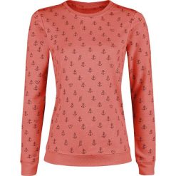 Bluzy damskie: Sublevel Anchors Bluza damska czerwony