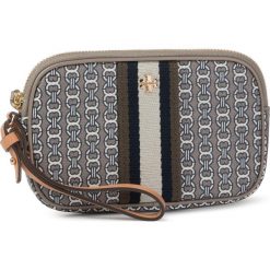 Saszetka TORY BURCH - Gemini Link Canvas Wristlet 55312 Black Gemini Link 892. Pomarańczowe saszetki damskie Tory Burch, bez wzorów, ze skóry ekologicznej, młodzieżowe, bez dodatków. Za 399,00 zł.
