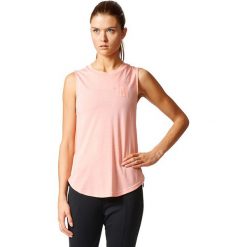 Topy sportowe damskie: Adidas Koszulka Sport ID Sleeveless Tee różowy r. XS (B45739)